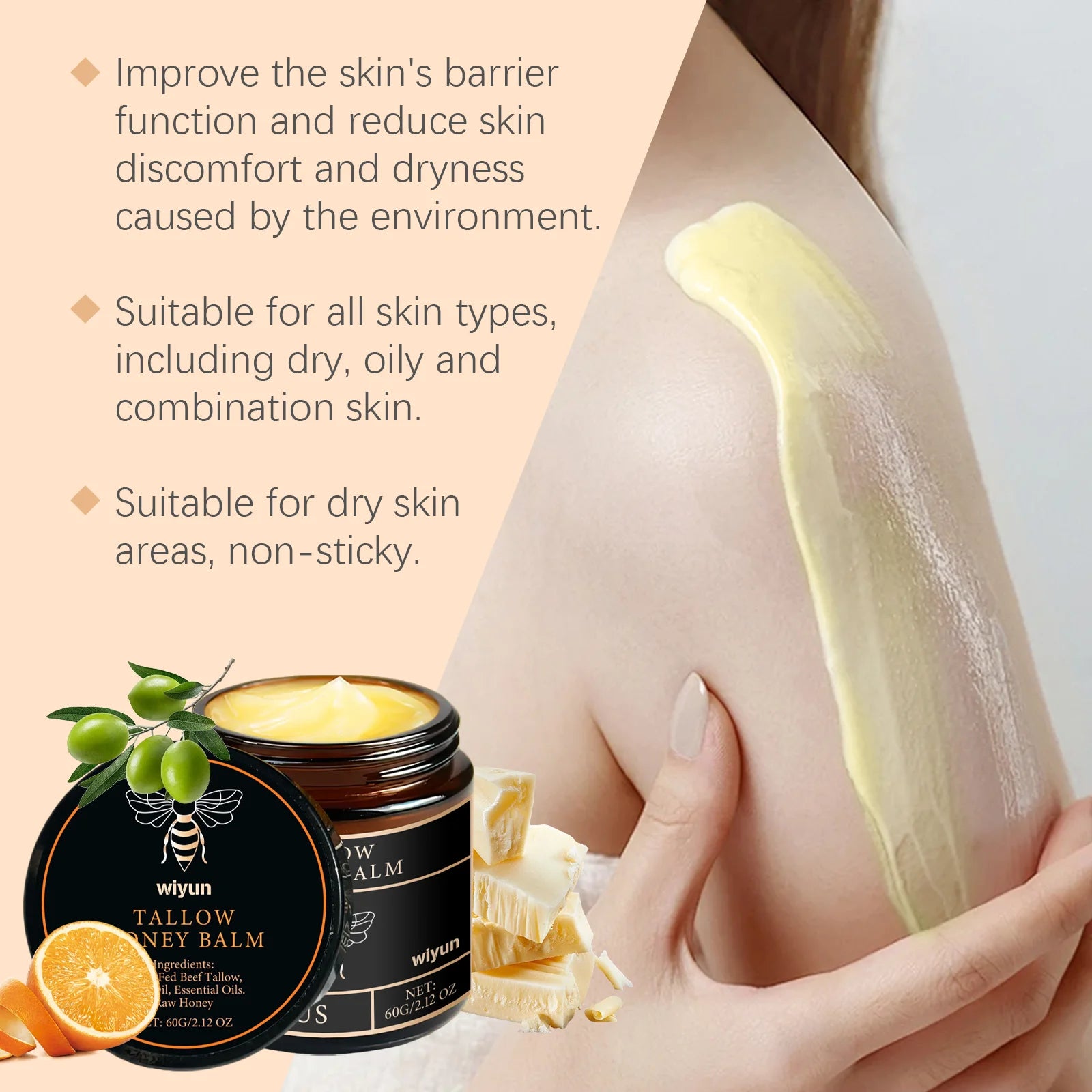 Tallow Honey Balm