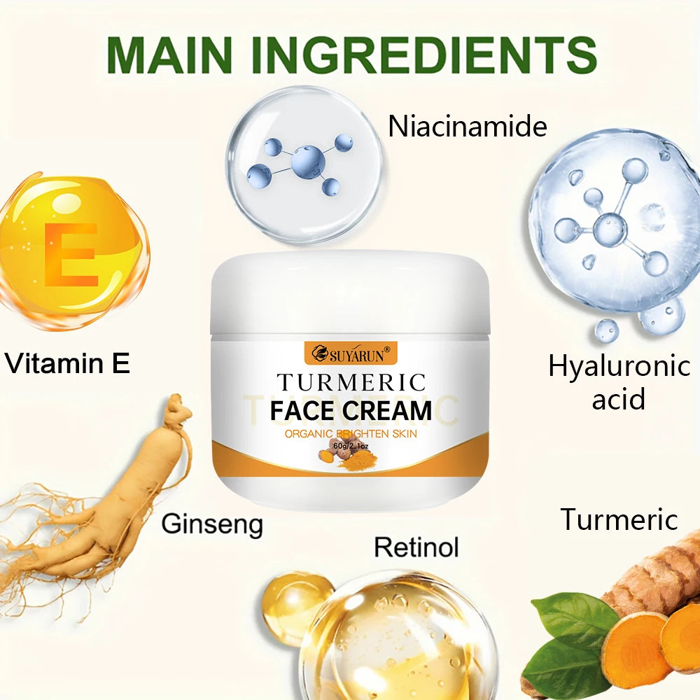Turmeric Face Cream - Anti-Aging & Brightening